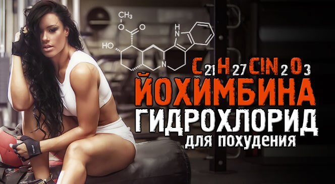 Йохимбина гидрохлорид йохимбин для похудения из аптеки